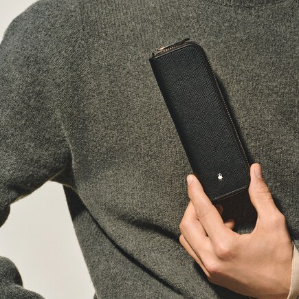 Sartorial 1 pen pouch with zip