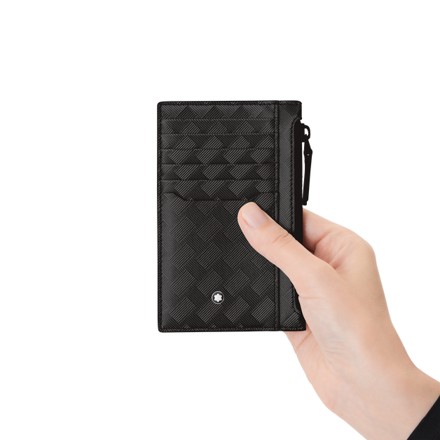 Card Holder 8cc with Zip in Extreme Leather - 2