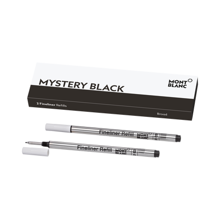 2 recambios para fineliner, Mystery Black (B)