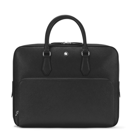 Sartorial medium document case with pocket