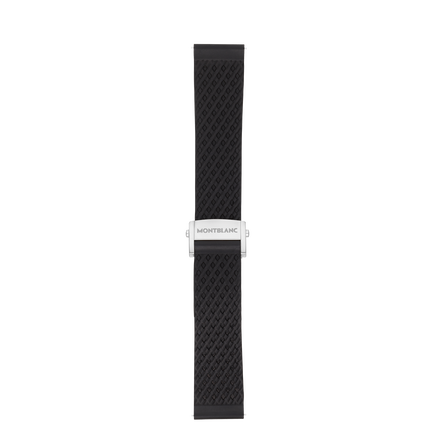 Summit 2 Black Rubber Sport Strap