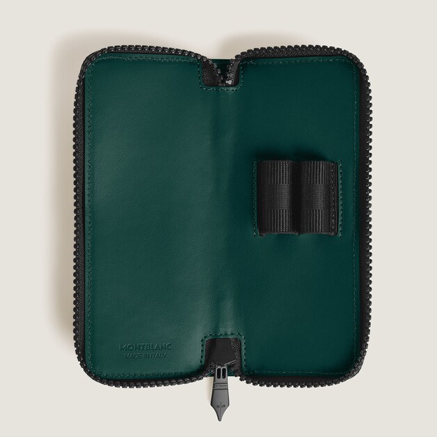 2-Pen Pouch with zip in Extreme Leather - 5