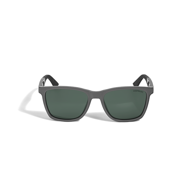Squared Sunglasses with Grey Coloured Injected Frame - 1