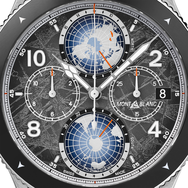 Montblanc 1858 Geosphere Chronograph 0 Oxygen The 8000 Limited Edition - 290 Exemplare - 6