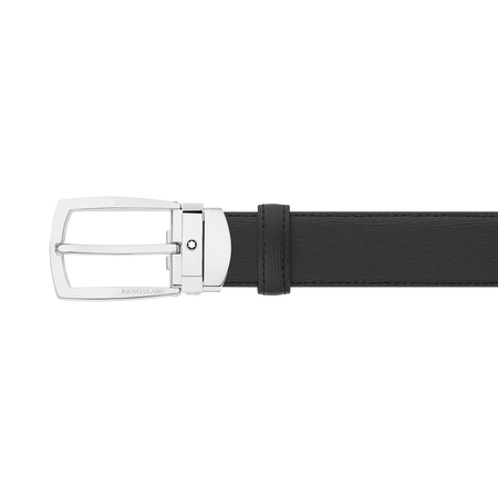 Rectangular 30 mm Belt in Leather