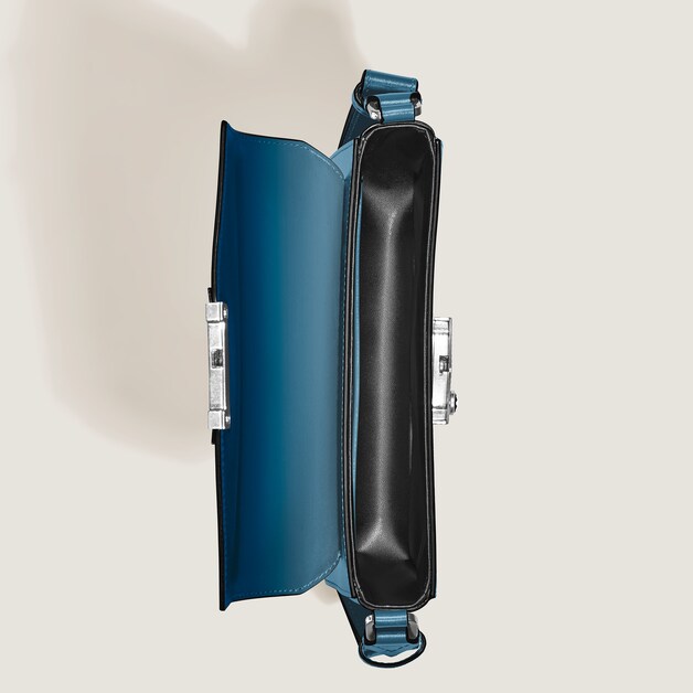 大班系列山峰扣墨韵迷你邮差包 雾霾蓝 - 8