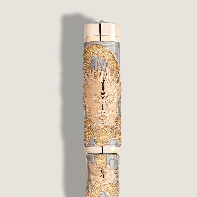 A Journey Among Dragons The Coiling Dragon Limited Edition 8 Fountain Pen - 5