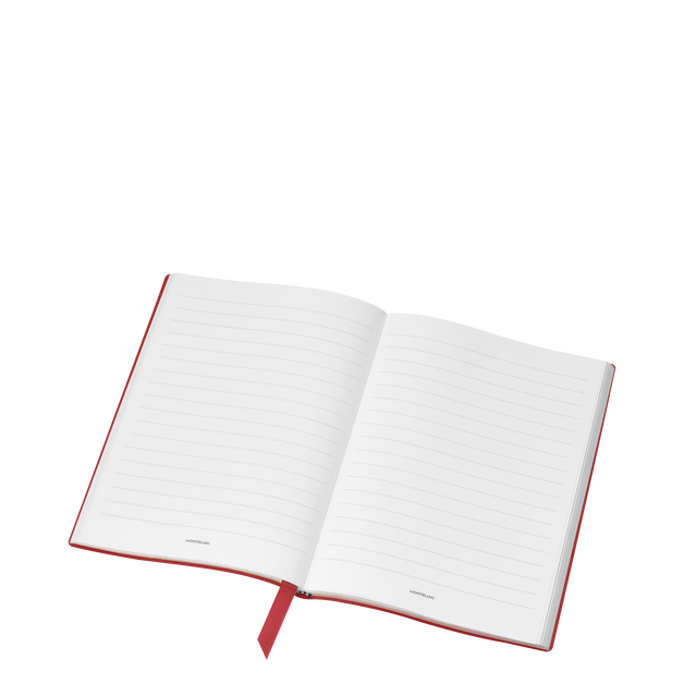Notebook #163 medium, Red - Lined - 2