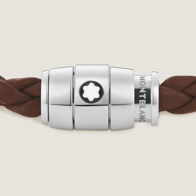 Bracelet small, cuir souple, marron fauve - 2