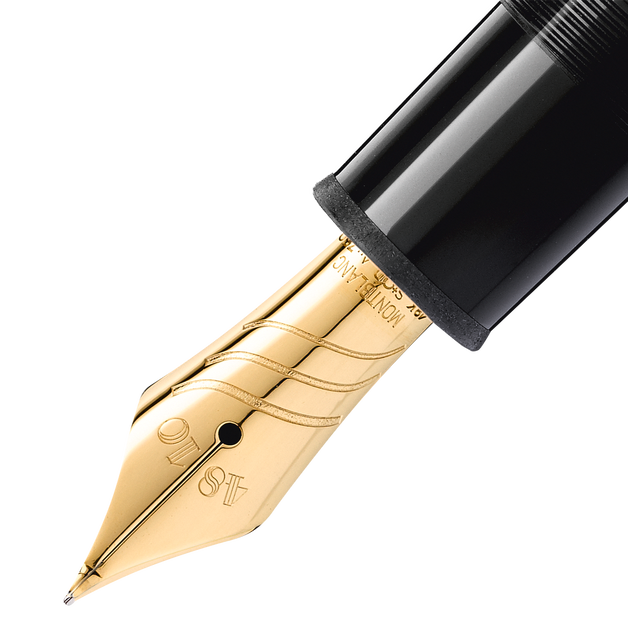 Meisterst&uuml;ck Gold-Coated 149 Calligraphy Fountain Pen Curved Nib - 3