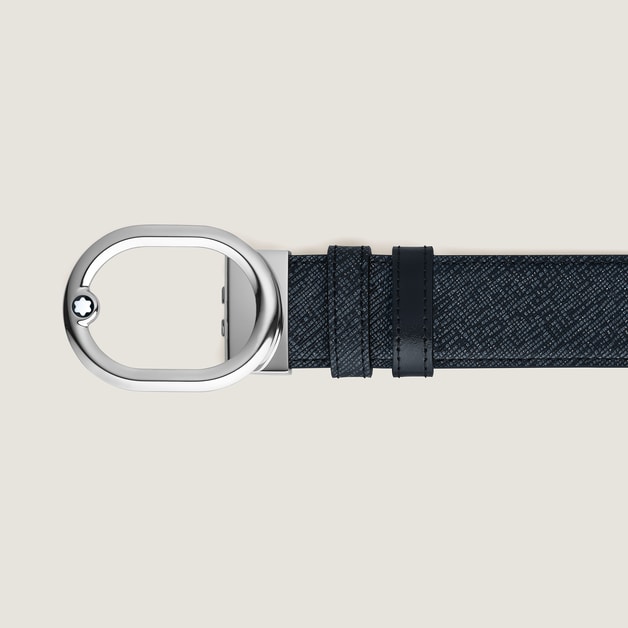 L'Ovale 35 mm Reversible Belt in Sartorial Leather - 2
