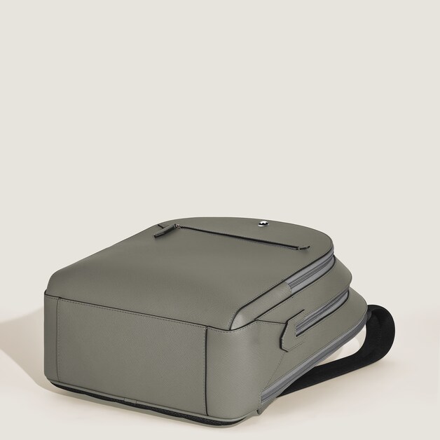 Medium Backpack with 3 Compartments in Sartorial Leather - 10