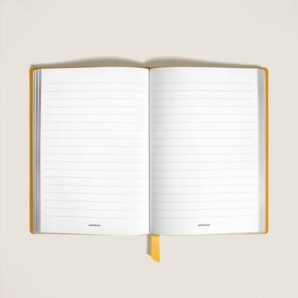 Medium Notebook in Sartorial Leather, Lined Pages