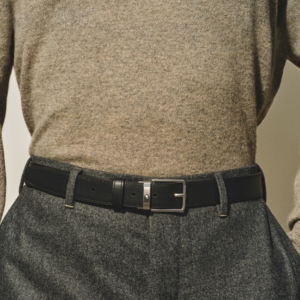 Everyday Buckle Velvet Blue/Black 30 mm Reversible Leather Belt