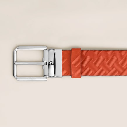 Rectangular 35 mm Belt in Extreme Leather