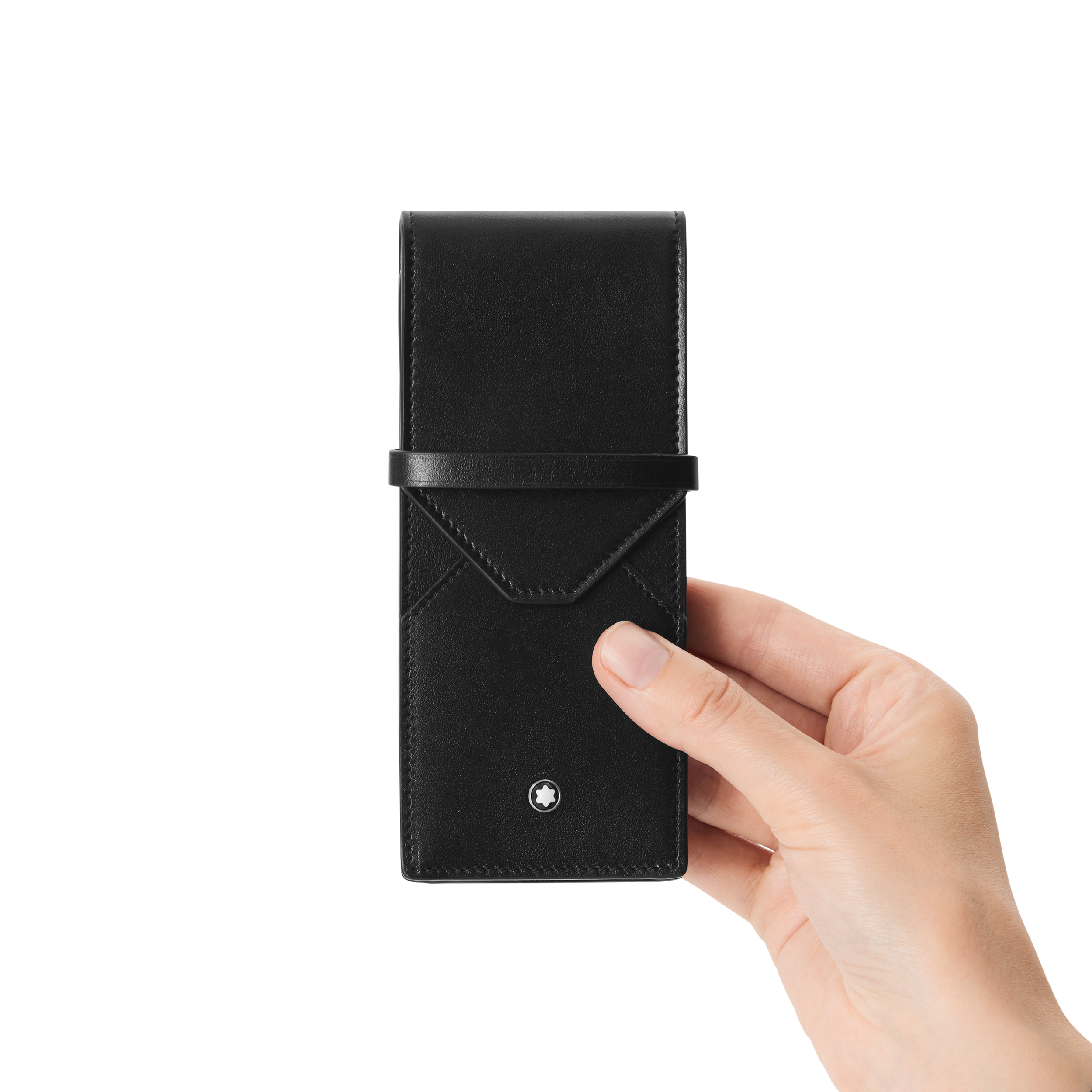 モンブラン 純正 マイスターシュテック 3本差し レザー 革製 ペン