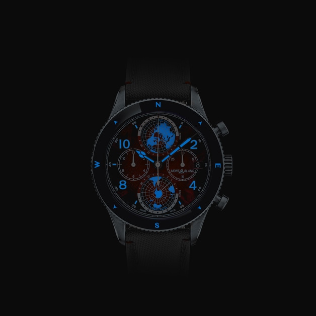 Montblanc 1858 Geosphere Chronograph 0 Oxygen Limited Edition - 290 pieces - 5