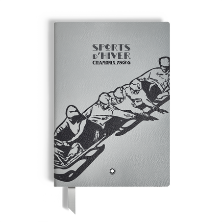 Meisterstück x Olympic Heritage Chamonix 1924, Cuaderno #146 pequeño, gris, con líneas
