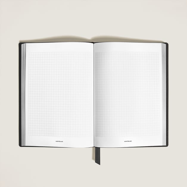 Medium Notebook in Sartorial Leather, Squared Pages - 2