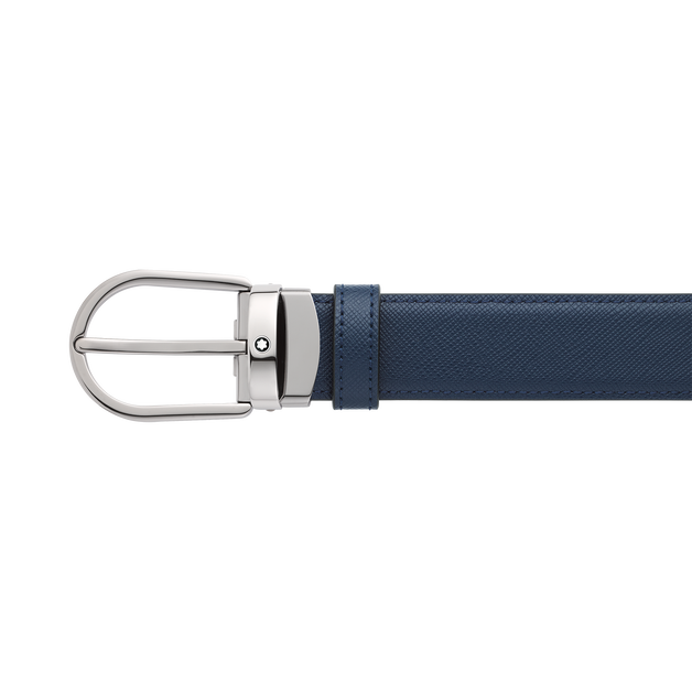 Horseshoe 30 mm Reversible Belt in Sartorial Leather - 4