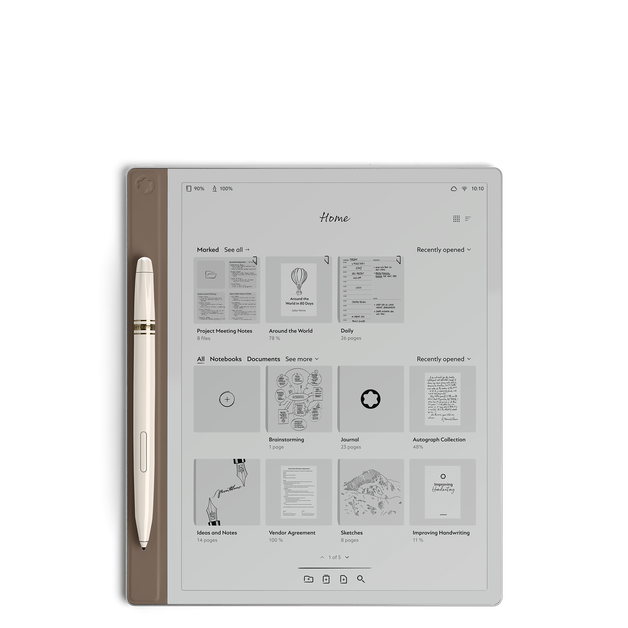 Montblanc Digital Paper, Elixir Gold - 1