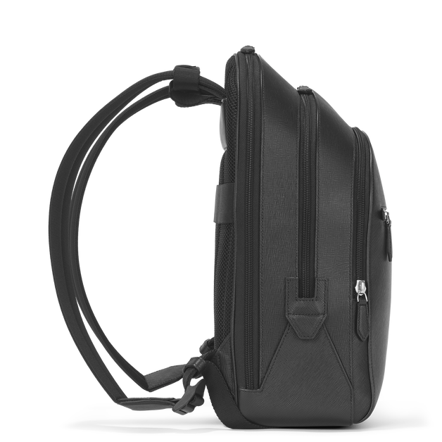 Medium Backpack with 3 Compartments in Sartorial Leather - 7