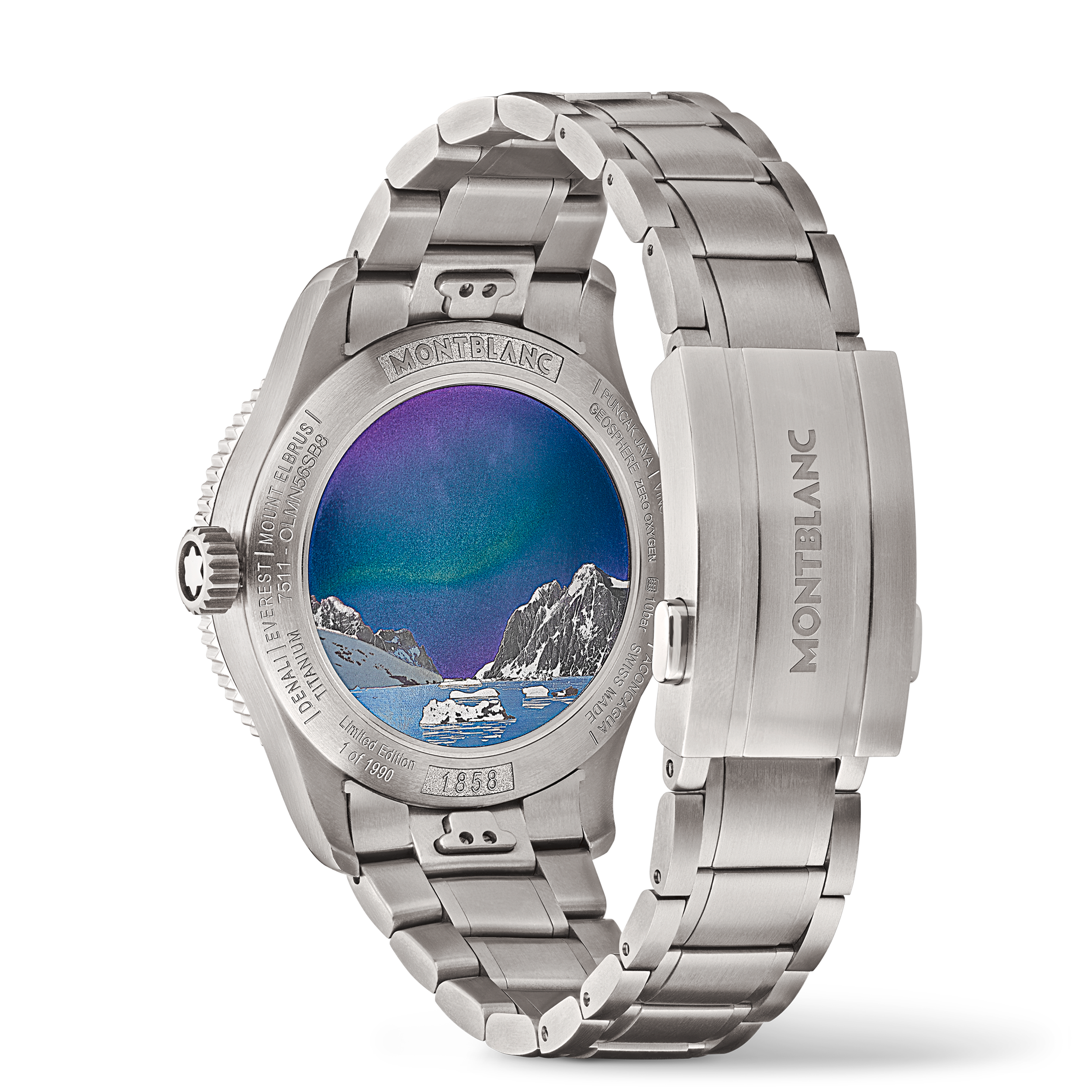 Montblanc 1858 Geosphere 0 Oxygen South Pole Exploration Limited Edition - 1990 pieces