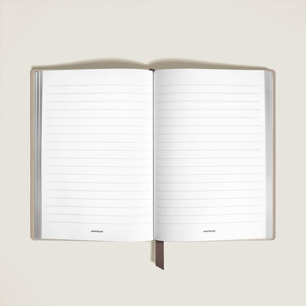 Medium Notebook in Soft Leather, Lined Pages - 2