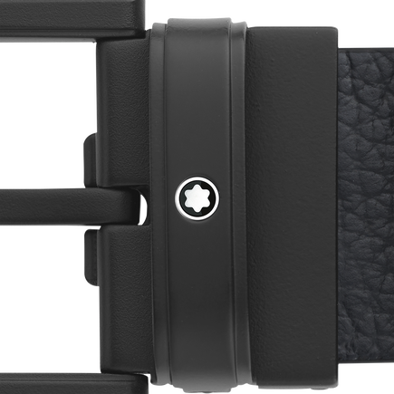 Wendbarer rechteckiger Gürtel 35 mm aus Sartorial Leder