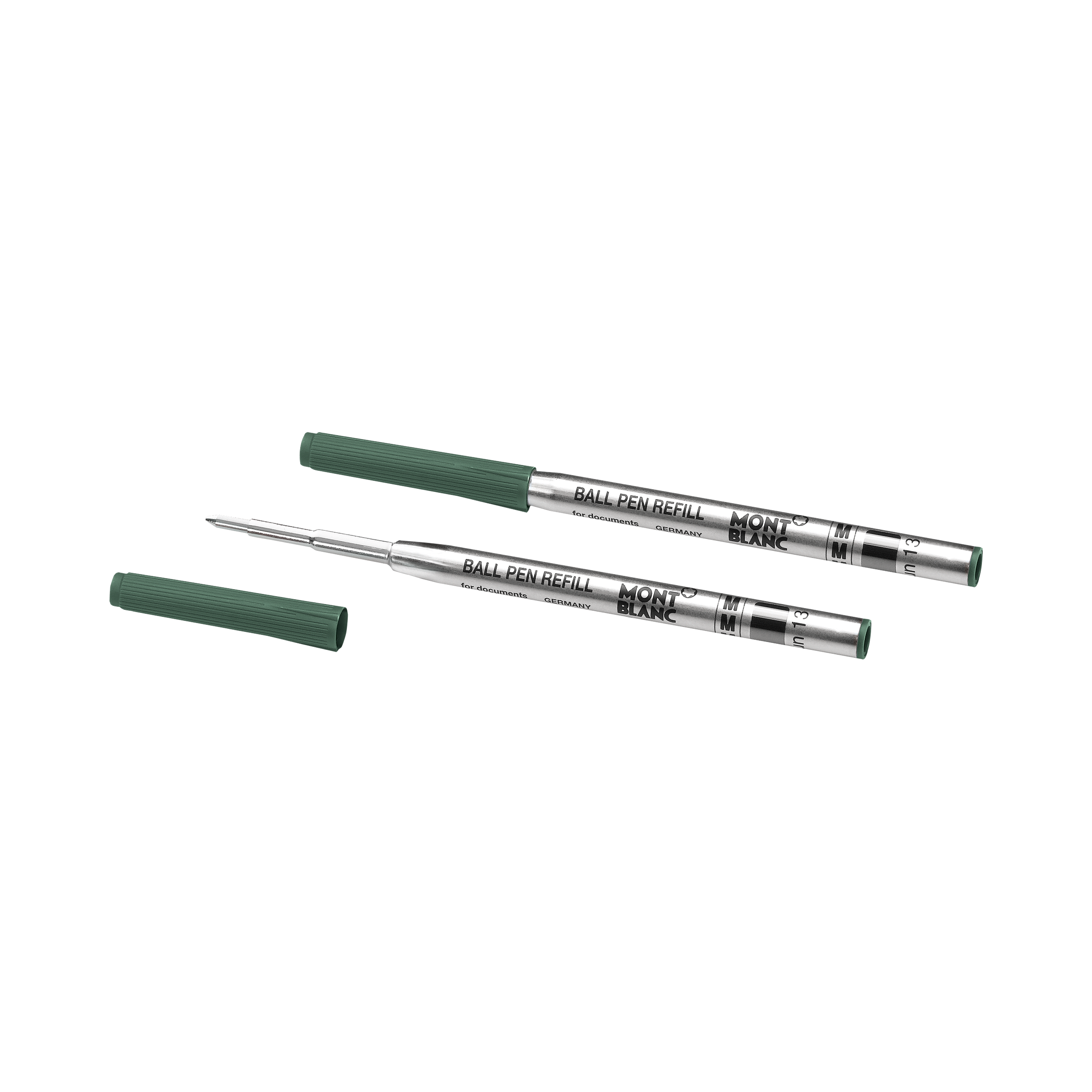2x Ballpoint Refills, Irish Green