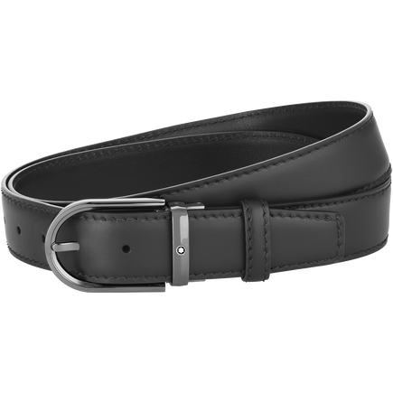 Ceinture Horseshoe 35 mm en Cuir