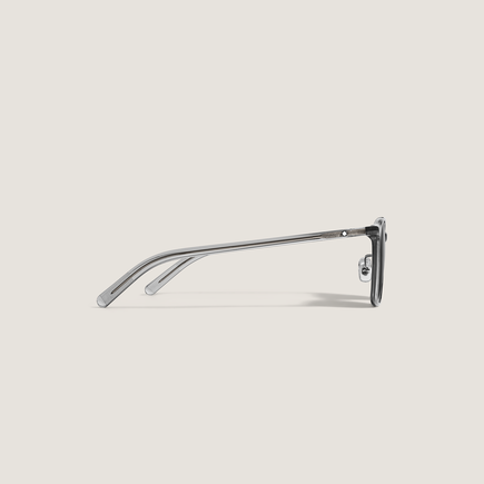 Oval Acetate Grey Frame Sunglasses
