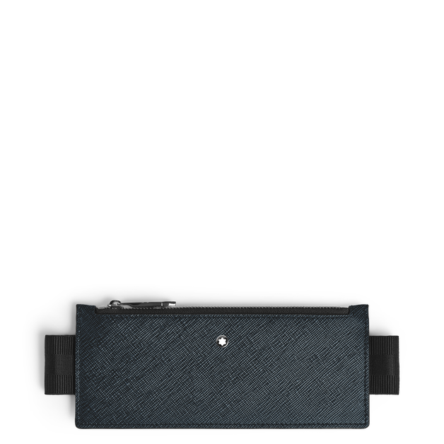 2-Pen Pouch with Elastic Band in Sartorial Leather - 1