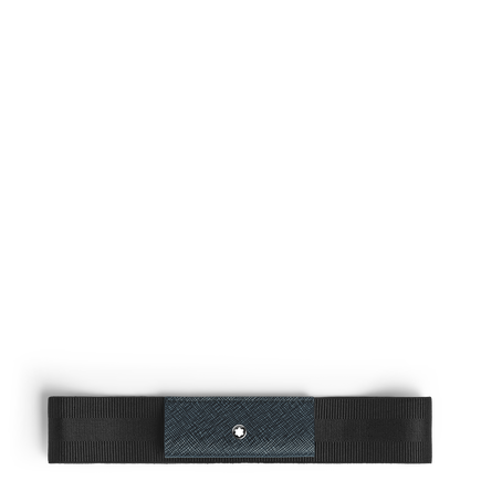 Schreibgerätehalter für 1 Schreibgerät mit elastischem Band aus Sartorial Leder