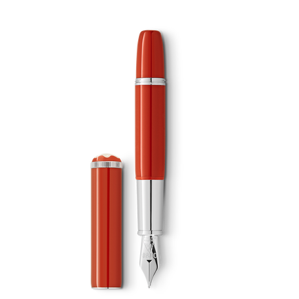 Pluma Estilogr&aacute;fica Montblanc Heritage Rouge et Noir "Baby" Edici&oacute;n Especial Color Coral