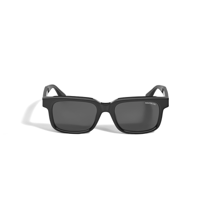Rectangular Sunglasses with Black Coloured Acetate Frame