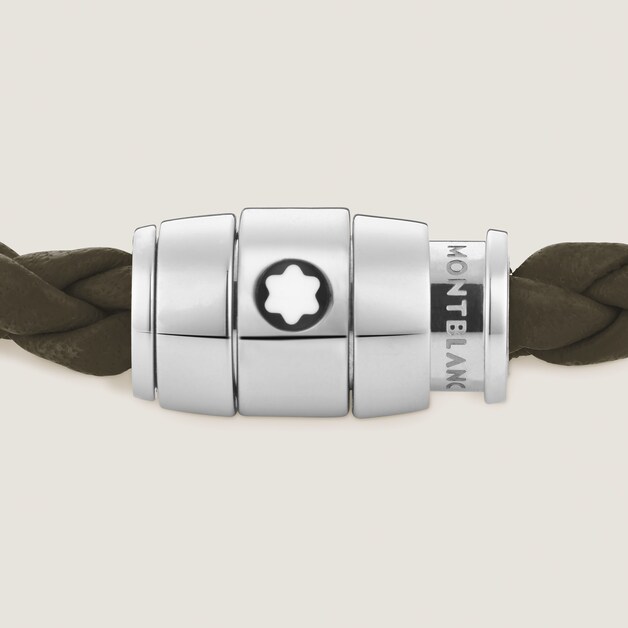 Bracelet Small, Soft Leather, Khaki - 2