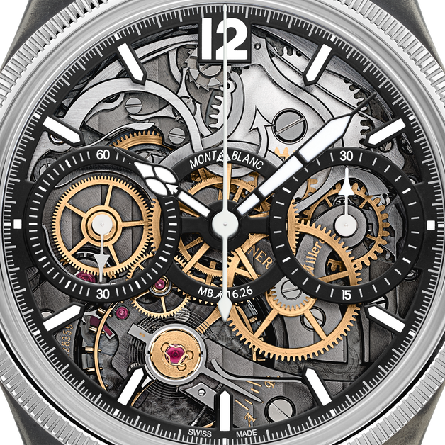 Montblanc 1858 The Unveiled Secret Minerva Monopusher Chronograph Limited Edition - 88 pieces - 6