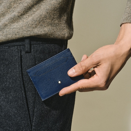 Porte-Cartes 5cc en Cuir Sartorial