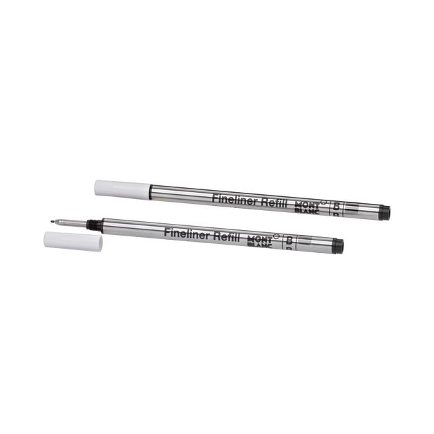 2 Fineliner Refills, Mystery Black - Medium - 2