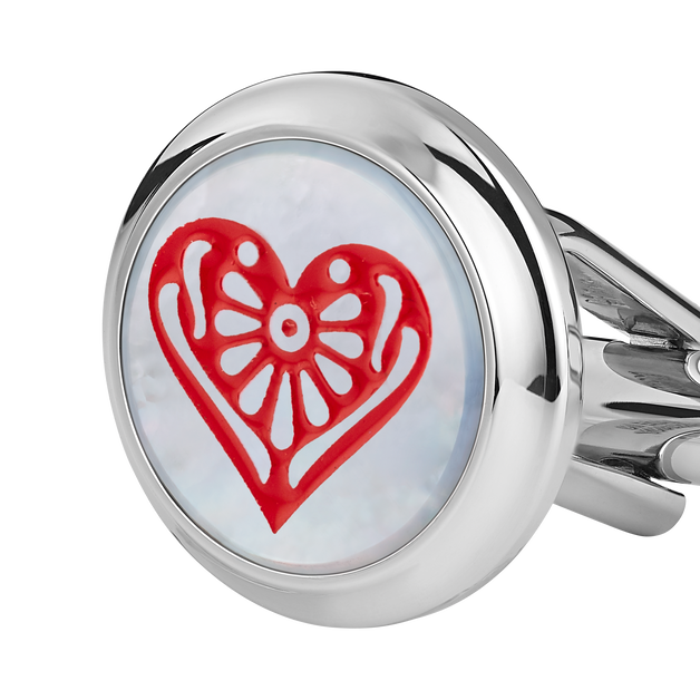 Meisterstück Tribute to the Book Around the World in 80 Days Spade & Heart Cufflinks - 3