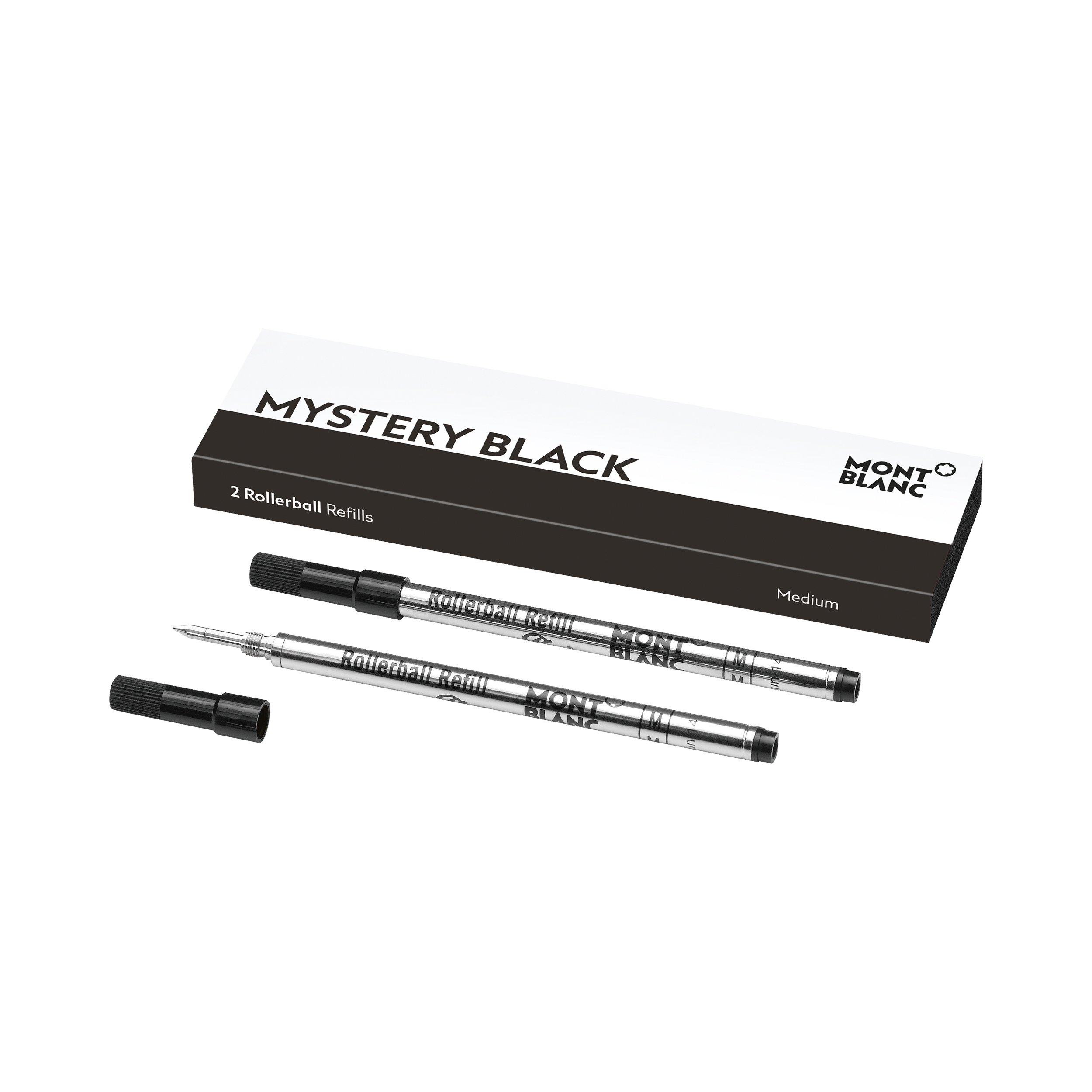 2x Rollerball Refills, Mystery Black