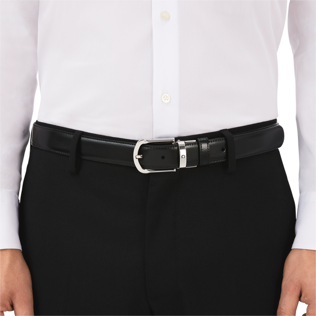 Horseshoe 30 mm Reversible Belt in Leather - 2