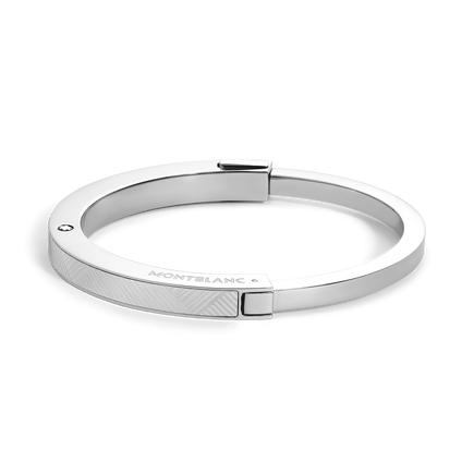 Bangle in Steel with Extreme Pattern