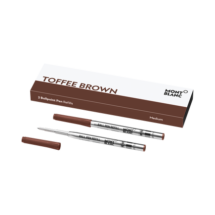 2x Ballpoint Refills, Toffee Brown