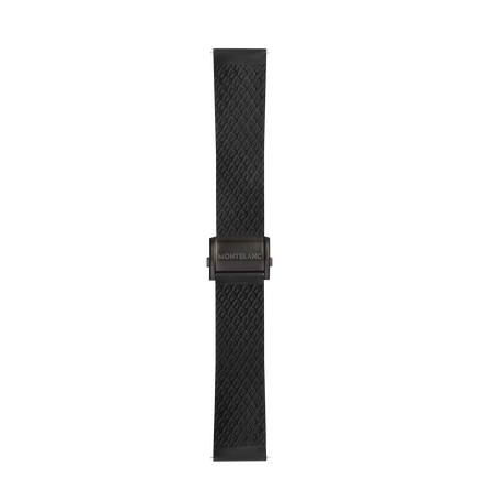Black Rubber Sport Strap