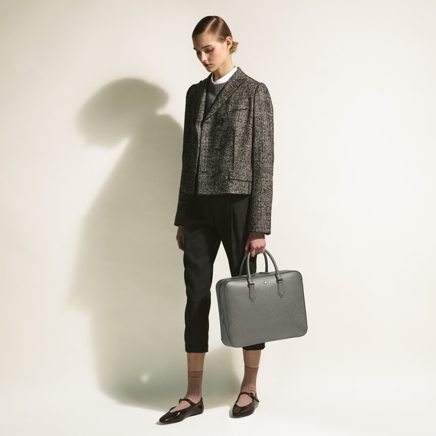 Medium Briefcase in Sartorial Leather - 6