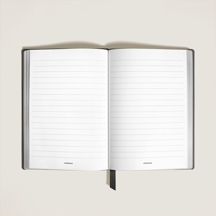 Medium Notebook in Sartorial Leather, Lined Pages