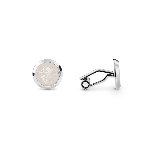 Cufflinks Montblanc 1858 Ice Sea - 1