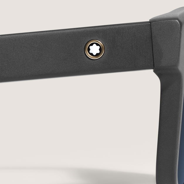 Squared Sunglasses with Black Coloured Acetate Frame - 3